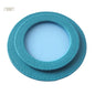 Shaker element with artificial leather, light turquoise