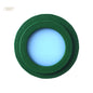 Shaker element with artificial leather, green color